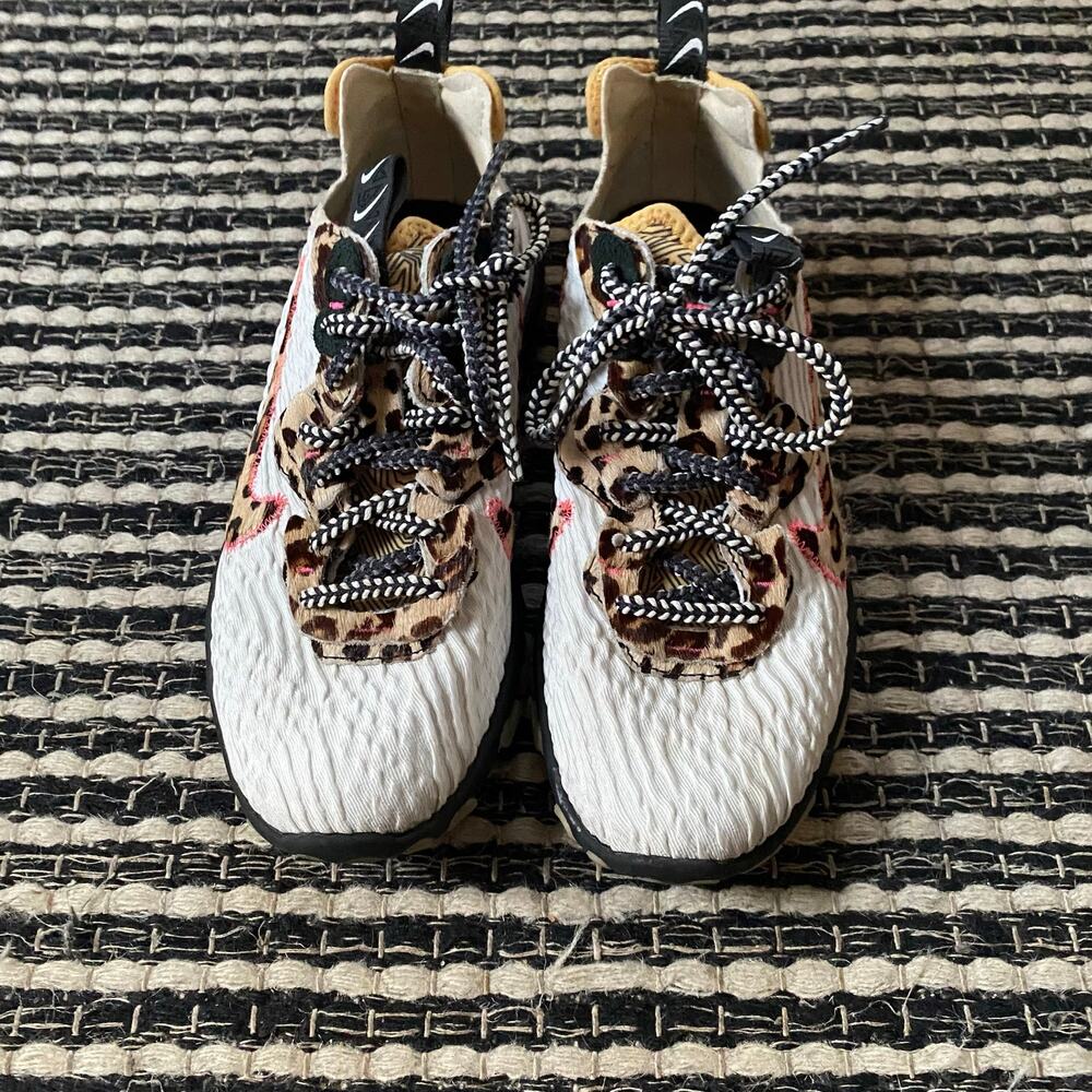 🌿Nike ID By You React Vision Lifestyle Women Cheetah Print Textured Sneaker 7.5